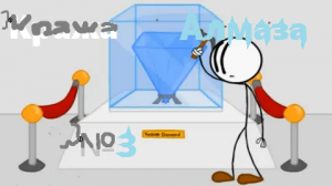 Играем в Генри Стикмен (№3) Кража алмаза (Stealing the Diamond)