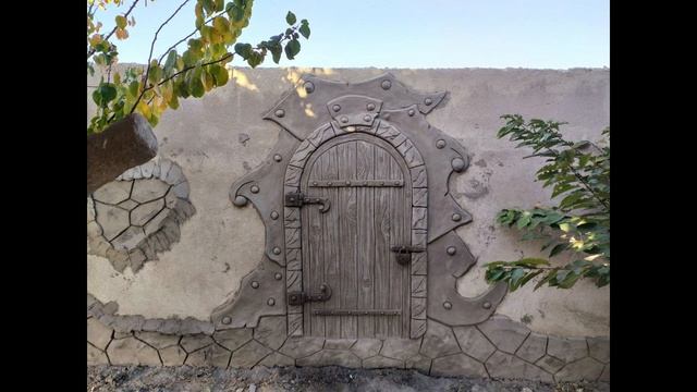 КАМИН.  забор. декоративная  штукатурка.поделки  из  бетона. скульптуры  для дома  мастерская  Бека смотреть онлайн