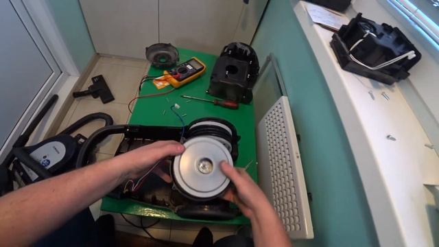 Ремонт пылесоса Samsung SC8835 // Repair vacuum cleaner