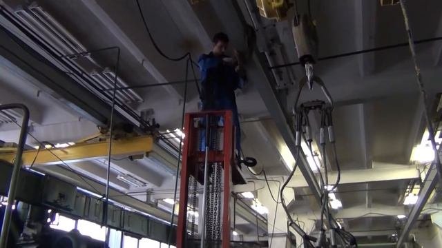 Такелаж промышленного оборудования.