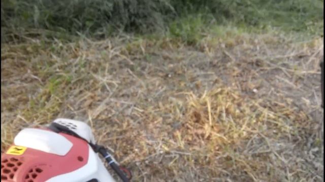 бензокоса Vitals Master - косим траву диском смотреть онлайн