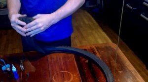 Кобра из велосипедной покрышки.
