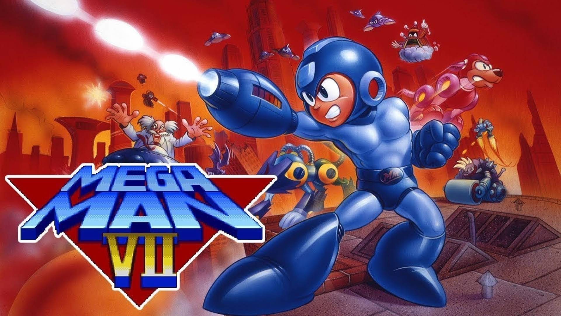 Mega Man 7 (1995) Полное прохождение