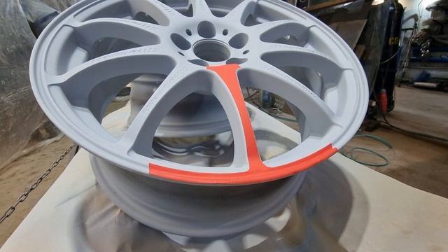 Покраска дисков в два цвета смотреть онлайн