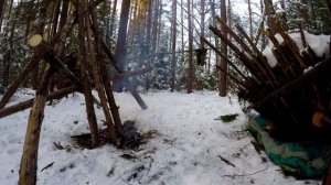 КОСТЕР "АВТОМАТ" НА ВСЮ НОЧЬ - Самый ДОЛГИЙ | АВТОПОДАЧА дров | Горит на ОДНОЙ топке