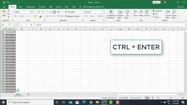 Add 91 Before 100000 Mobile Numbers in 15 Seconds in Microsoft Excel смотреть онлайн