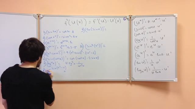 Решение задач производная сложной функции смотреть онлайн