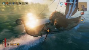 Экстремальная перевозка Быкоящера по океану | Valheim