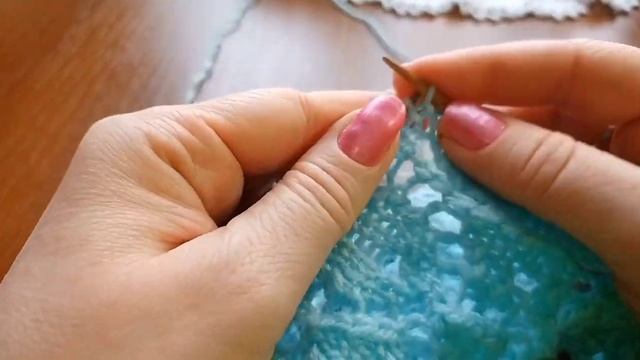 Ажурный узор "Домики". Узоры спицами. Ажурный узор спицами. Вязание. Вязание спицами. Knitting. Kni смотреть онлайн