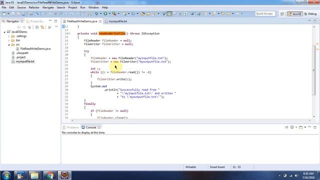 How to read and write using FileReader and FileWriter? | Java IO | Java Tutorial