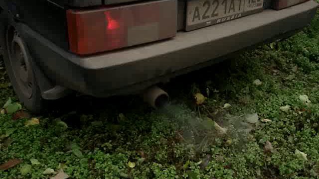 звук выхлопа