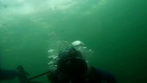 Карьер Голубые озёра в Зугрэсе. Ознакомительное погружение