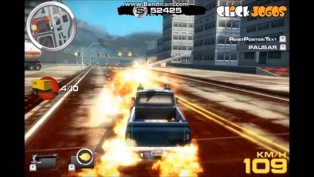Burnin' Rubber Crash n' Burn Walkthrough Completo #1 смотреть онлайн