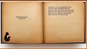 William Shakespeare - Sonnet 130 (audio with text)