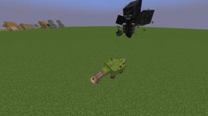 Lushsaur vs vanilla boss minecraft- Пышнозавр против майнкрафт боссов