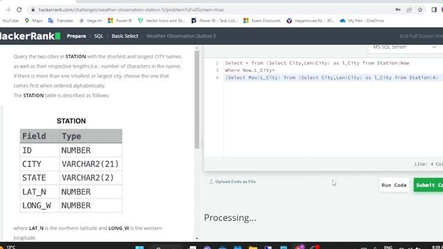 SQL Hacker rank Problems Weather Observation Station Solution || SQL Practice  @nitian_vivek5107
