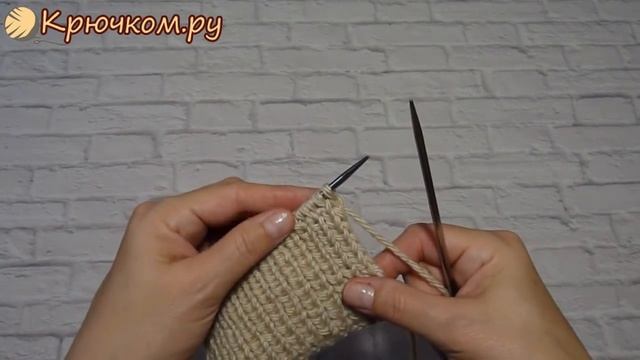 ИДЕАЛЬНАЯ резинка спицами. Резинка 1х1 спицами со снятыми петлями