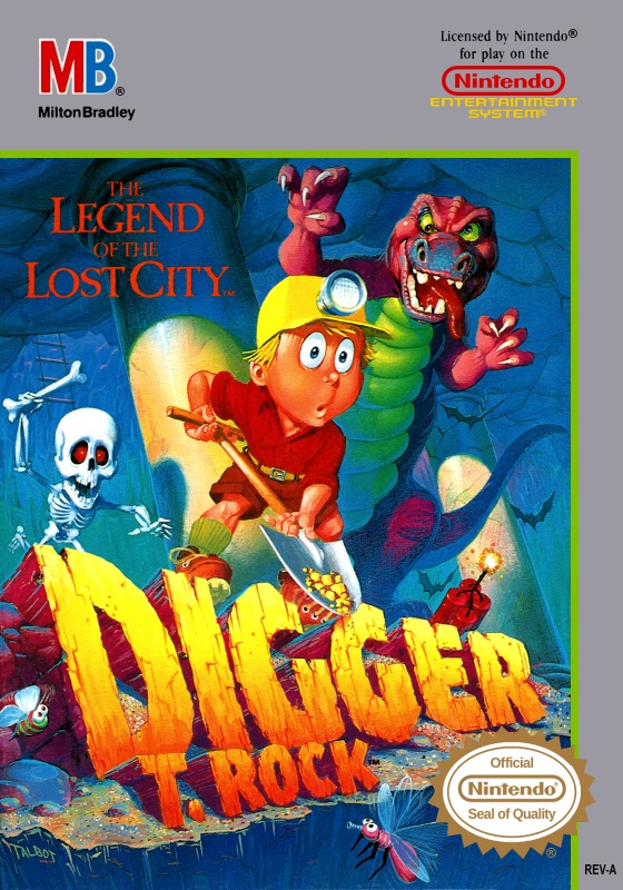 Dendy (Famicom,Nintendo,Nes) 8-bit Digger The Legend of the Lost City Прохождение