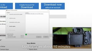 How to update Sony a7sIII firmware tutorial video
