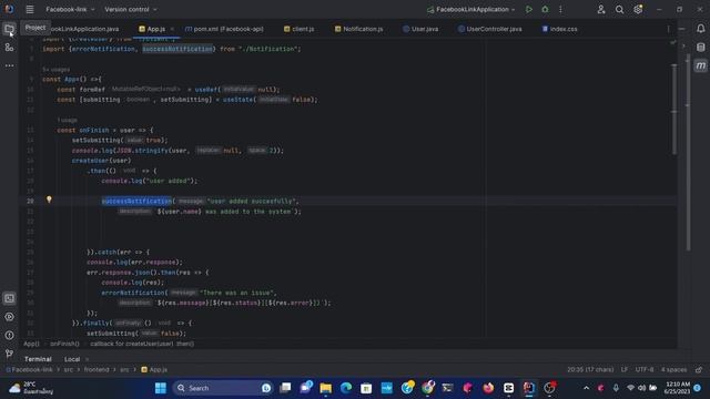 Configuring the Connection Layer between Spring Boot 3 and Front-end with React!"