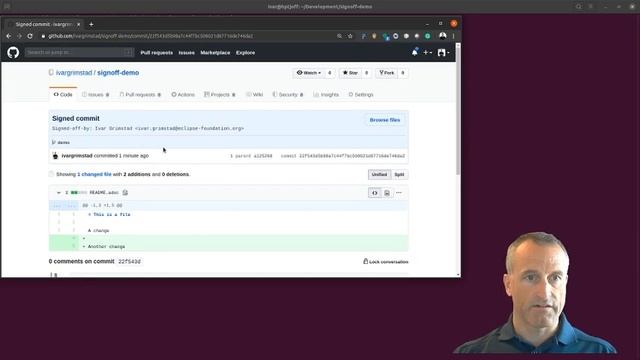 Jakarta EE Tech Tip: Sign off your commits смотреть онлайн