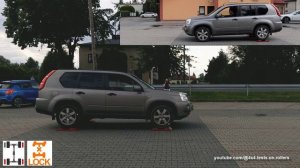 SLIP TEST - Subaru Forester SH vs Honda CR-V III vs Nissan X-Trail II - @4x4.tests.on.rollers