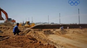 Строительство взлетной полосы аэродрома "Ахтубинск" с помощью систем нивелирования Leica