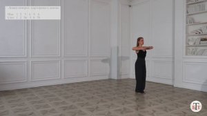 Открытый левый поворот, партнерша в линию -Танго( Open Reverse Turn, in Line) - WDSF, G.Howard, ISTD