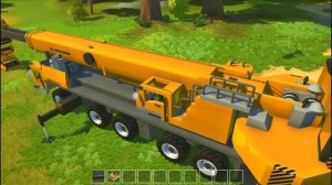 ? | ОГРОМНЫЙ АВТОКРАН LIEBHERR - ОБЗОР ПОСТРОЕК в Scrap Mechanic