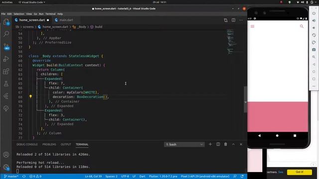 3.7) Private Widgets, BoxDecoration, Border Radius | The Complete (FREE) Flutter Course смотреть онлайн