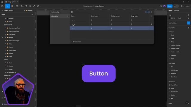 Figma Variables, Dynamic spacing tokens