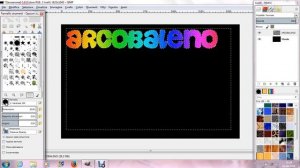 Tutorial su come fare varie scritte con gimp...