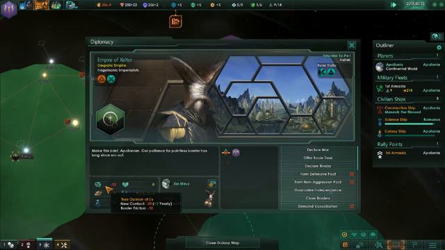 Stellaris Ring Galaxy with Outer and Dave 1 смотреть онлайн