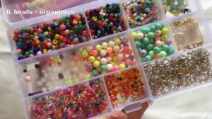 things you need to make beaded crafts (phone charms, necklaces, etc.)