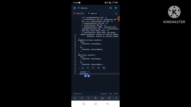 How to create Roulette loader using html css javascript @mobilewithcode