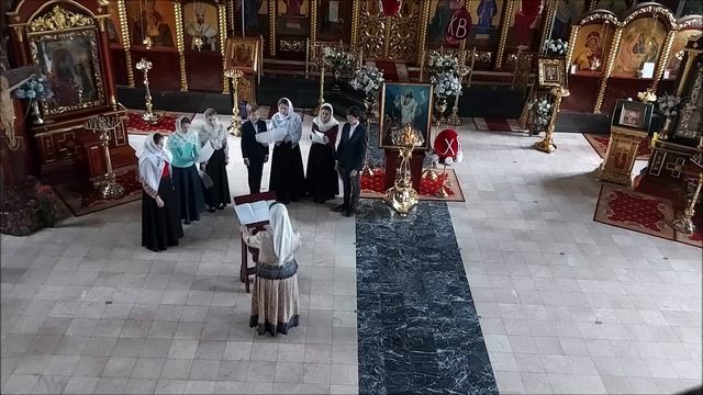 Пасхальное поздравление. "Земля Русская" муз.Д.Гаркави. 09.05.21. Боголюбский Храм г.Пушкино смотреть онлайн