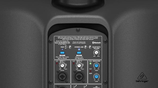 EUROLIVE B115W Active PA Speaker System with built-in Bluetooth Wireless Technology смотреть онлайн