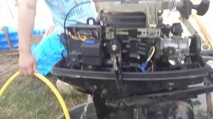 Лодочный мотор SUZUKI DT-20 ЗАПУСК С РУЧНОГО СТАРТЕРА