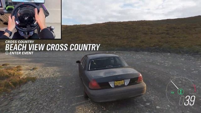 Ford Crown Victoria |Forza Horizon 4 |Thrust master T500 RS wheel смотреть онлайн