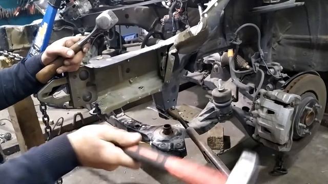 Кузовной ремонт Toyota Highlander Тойота Хайлендер рихтовка передка #рихтовка #рихтовка ланжеронов смотреть онлайн