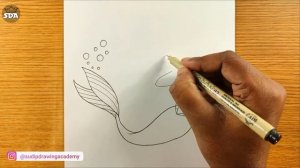 How to Draw Ariel the Little Mermaid (full body)