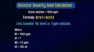 Detector Calibration Parameter ( As Per IP Guidelines)