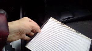 замена салонного фильтра на KIA RIO