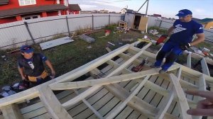 Сборка каркасных стен дома. ПОДРОБНО. "Строй и Живи"