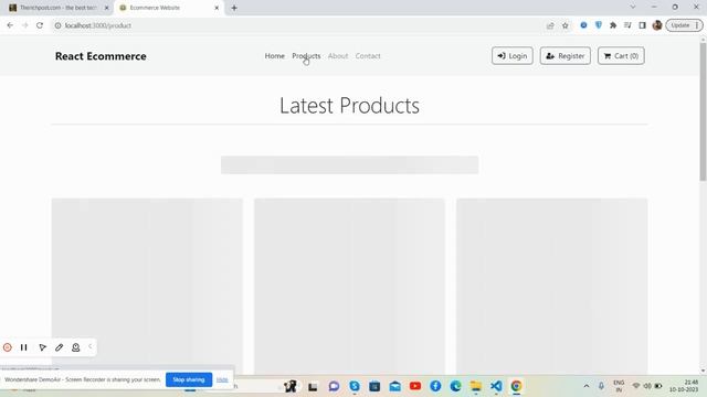 Modern Ecommerce website made with Reactjs Framework смотреть онлайн