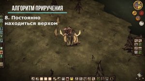 Гайд по приручению бифало. Don't Starve Together