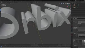 Как сделать 3D текст в Blender