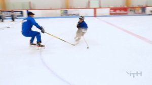 Stopping oncoming players from ever getting PAST YOU | iTrain Hockey
