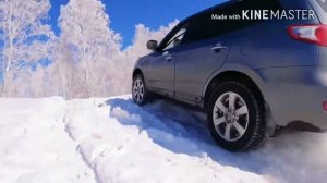 Santa Fe 2,7 на снежном подъёме