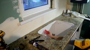 Монтаж мойки OULIN 327L